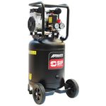 SIP Airmate Vertical 50L Oil-Free Direct Drive Air Compressor 2hp 116psi 8Bar Low Noise 62dB 9.6CFM