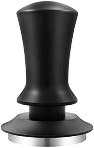 K COOL Coffee Tamper, Espresso Tamper, Premium Barista Tamper with Calibrated Spring, 100% Flat Stainless Steel Base Tamper for Espresso Coffee Machine (51mm, Black)