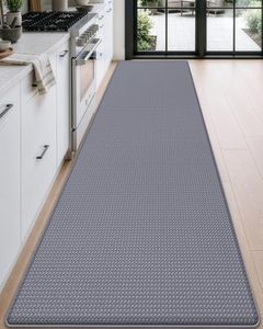 DEXI Kitchen Floor Mats Cushioned Anti Fatigue,2x9 Long Standing Runner Rug Waterproof, Comfort Memory Foam Padded for Front Sink Laundry, Grey