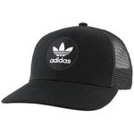Adidas Men's Originals Circle Mesh Snapback Cap, Black/White, One Size