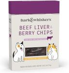 Dr. Mercola Bark & Whiskers Beef Liver & Berry Chips for Dogs & Cats, 5 Oz. (141.74 g), Made with 100% USA Beef Liver, Digestive Support, Veterinarian Formulated, Non-GMO