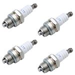 NewZC 4 Pack L7T Spark Plug 2 Stroke for Strimmer Chainsaw Lawnmower Hedge Trimmer Cutter Replacement Accessories