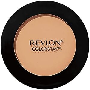 Revlon ColorStay 16H, Poudre Pressée, Fini Mat et Naturel, Contrôle de la Brillance, Sans Huile ni Parfum, Teinte Medium (840)