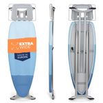 Ironing board Large Extra Wide - Professional, foldable, Strong and stable - for Steam Ironing Stations - Size D - 130 x 50cm