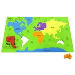 Imagimake Mapology Continents - Educational Toy and Learning Aid for Boys and Girls - Map Puzzle, Kid