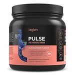 Legion Pulse Pre Workout Supplement - All Natural Nitric Oxide Preworkout Drink to Boost Energy, Creatine Free, Naturally Sweetened, Beta Alanine, Citrulline, (Blue Raspberry)