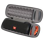 M.G.R.J® Portable Carrying Hard Case Cover for JBL Flip 6 / Flip 5 / Flip 4 / Flip 3 / Flip Essential (EVA|Black-Grey)