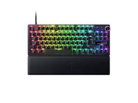 Razer Huntsman V3 Pro Tenkeyless - TKL Analog Optical Esports Keyboard - Snap Tap - Rapid Trigger - Onboard Adjustments - Multi-function Dial & Dedicated Control Buttons - QWERTY UK Layout | Black