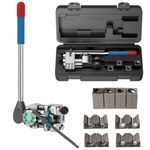 Yamvisa 45 Degree Professional Brake Line Flaring Tool Kit, Brake Lines Repair Kit for 3/16", 1/4", 5/16", 3/8" Tube Size Single, Double & Bubble Flares, Brake Tube Flare Tool Brake Pipe Flaring Kit
