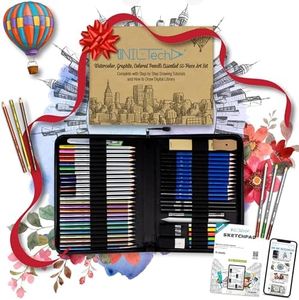 Drawing Pencils Art Supplies – 55pc Colored Pencils For Kids, Teens, And Adults Includes Charcoal Pencils, Graphite Pencils, Sketch Pencils Digital Ebook Library Of Drawing Tutorials And Sketch book