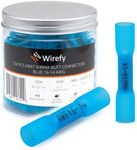 Wirefy Heat Shrink Butt Connectors - a Resistant Butt Connectors - Wire Butt Splice Connectors - Electrical Resistant Heat Shrink Butts