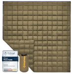 KingCamp Waterproof Lightweight Camping Blanket,Recyclable CEP Filling,All-Weather Warm Thermal Throw, Compact Travel Blanket for Outdoor Picnics, Beach, Hiking, Car, Indoor 83.9" x 79.9"