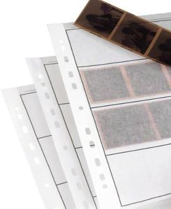 100 x Negative Filing Sheets for 120 Film. Acid-Free, Archival Safe. Premium Glassine Paper Archive Storage Pages for Ring Binders. Medium Format.