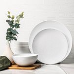 bzyoo 12 Piece Melamine Dinnerware 