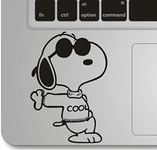 Vati Leaves Removable Snoopy Cool Humor Handmade Partial Art Skin Cool Design Vinyl Decal Sticker for Trackpad Keypad Of Apple Macbook Pro Air Mac Laptop