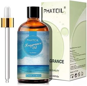 PHATOIL 3.38FL.OZ Sea Breeze Fragrance Oils for Aromatherapy, Essential Oils for Diffusers for Home, Perfect for Diffuser, DIY Candle and Soap Making, DIY Scented Products - 100ml