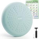 PhysKcal Wobble Cushion for Adults and Kids ADHD, 33cm Inflatable Wiggle Seat for Posture, Balance Disc for Core Strength & Stability, Flexible Seat Sensory Cushions, Cushion Physio