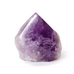 Natural Single Amethyst Crystal Stones for Reiki Healing Crystal Tumbled Stones Raw Rough Gemstones Pebble Stone - Value Pack of 1 Beautiful AAA Grade Tumble Pc