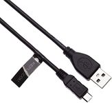 USB Cable Compatible with HTC/ Motorola/ Nokia/ LG/ Sony/ Blackberry/ Nexus/ Xiaomi/ Huawei/ Lenovo/ Microsoft Lumia/ Sony Xperia XA, Z5, Z3, Z2 / Samsung J1, J2, J3, J5, J7 Micro USB 1m