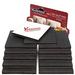 Yelanon Non Slip Furniture Pads 12pcs 101mm Furniture Grippers, Non Skid for Furniture Legs,Self Adhesive Rubber Furniture Feet,Anti Slide Furniture Hardwood Floors Protectors for Keep Couch Stoppers