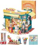 Rolife DIY Miniature Dollhouse Kit-1:20 Tiny House Kit for Adults and Kids-Mini House Kit-Hobbies for Women and Men