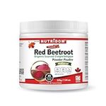 Nutridom Red Beet Root Powder, Organic-Certified, 5,000 mg per Scoop, Non-GMO, Vegan, Gluten-Free, Soy-Free, Dairy-Free, Unsweetened, 45 Servings, 7.94 oz. (225 g)