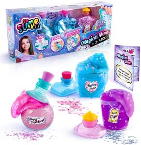 So Slime DIY SSC 202 Magical 3 Pack, Colour Reveal DIY Slimes, Cool Bottle Shakers, Potion Recipes + Decorations for Ages 6+, Multicoloured
