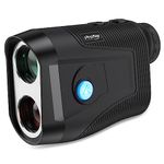 Profey Golf Rangefinder with Slope, 6X Magnification Laser Range Finder, High-Precision Flag Lock Pulse Vibration, Yards Slope ON/Off Tournament Legal Rangefinder, with Gift Box