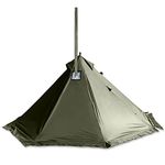 Hot Tent for Camping with Wood Stove Jack 1 Person Winter Teepee Tent 4 Season Backpacking Tent for Survival Hunting Military Fishing