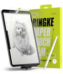 Ringke Paper Touch Film [Hard / 2 Pack] for iPad Pro 11 inch (M4, 2024), Anti-Glare Matte PET Paper Texture for Drawing Writing Screen Protector with Easy Installation Tool