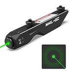 Votatu M4L-GC Circle Dot Green Laser Sight Compatible with M-Lok Rail Surface, Ultra Low-Profile Tactical Rifle Laser Sight with Strobe Function Magnetic Rechargeable