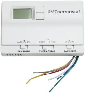 MXLTYMX 83303362 Coleman RV Digital Thermostat, Heat/Cool T-Stat Wall Thermostat Compatible with Coleman Mach 8330-336 337 338 339 368 386 Air Conditioner, Replaceable Non Display Thermostat, White