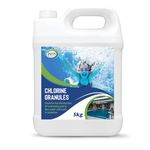 JOVS Chlorine Granules 5kg : Stabilized Chemicals for Hot Tubs, Pools, and Spa's - Swimming Cleverness for Rapid Disinfecting and Cleaning, Spa Water Treatment.