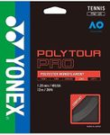 Yonex Unisex's Poly Tour Pro String Set-Black, 1.25 mm