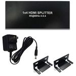 AVUE HDMI Splitter 1x4 Supports 3D 4Kx2K HDCP and EDID