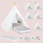 wilwolfer 6 Pack Kids Teepee Tent B