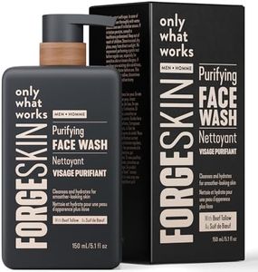 FORGE SKIN® Beef Tallow Face Wash for Men [TALLOW-BASED] - Morning Nourishing Hydrating Facial Cleanser - Gentle Cleansing Moisturizer for Hydration - Exfoliating Facial Skincare for Clean Skin (5 OZ)