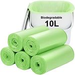 Biodegradable Trash Bags 120PCS, Aievrgad 2.6Gallon/10L Small Garbage Bags/for Countertop Bin. Bin Liner/Trash/Rubbish Bags, 100% Recycled,Tough, degradable, Compost Bags for Food/Household/Garden