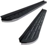 TAC Black Cobra Running Boards Side