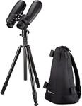 Bresser NightExplorer 15x70 Astronomy Binoculars with 15x Magnification, Waterproof and Anti-Fog, Tripod and Backpack Included