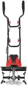 COSTWAY Electric Garden Tiller, 1200W/750W Powerful Soil Cultivator Rotavator with 36cm/32cm Tilling Width, 22cm Working Depth, Safety Lock & Foldable Handle (1200W, 36cm Tilling Width)