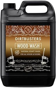 Dirtbusters Wood Floor Cleaner Liquid, Professional Natural Eco Laminate & Wooden Floor Cleaner Wash For Use With All Floor Mop & Floor Cleaner Machine (5L)
