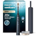 Philips Sonicare DiamondClean Prestige 9900 - Sonic Electric Toothbrush with 1x A3 Premium All-in-One Brush Head and Charging Case in Midnight Blue (Model HX9992/12)