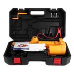 Electric Car Scissor Jack, 3Ton 12V DC Automotive Car Electric Jack, Compact Size, 12-35cm Lifting Range Vehicle Car Lift Set with Storage Case