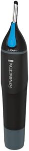 Remington NE3855 Nose, Ear & Detail Trimmer with CLEANBoost Technology for Easy Washing, Eyebrow Trimming Comb Attachment, Black