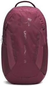 Under Armour Hustle 6.0 Backpack, Dark Maroon/Dark Maroon