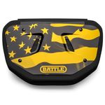 Battle Sports Novelty Football Back Plate- Lower Backplate - Rear Lower Back Protector Hard Outer Shell & Contoured Foam for Youth, Kids and Adults