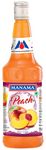 Manama Peach Fruit Syrup | Mixer for Mocktails, Cocktails, Drinks, Juices, Beverages | Non Alcoholic Mix 750ML Bottle