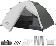 Gysrevi Tent 1-2 Man Waterproof Tents for Camping, Easy Setup Lightweight Dome Tent 2 Person with 2 Doors and PU3000mm Waterproof, Suitable for Camping, Hiking, Backpacking