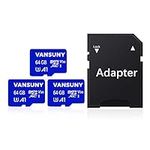 Vansuny Micro SD Card 64GB 3 Pack m